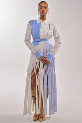 NOT MY MANS BUTTON UP SHIRT MAXI DRESS