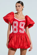 SORRY I'M LATE JERSEY MINI DRESS