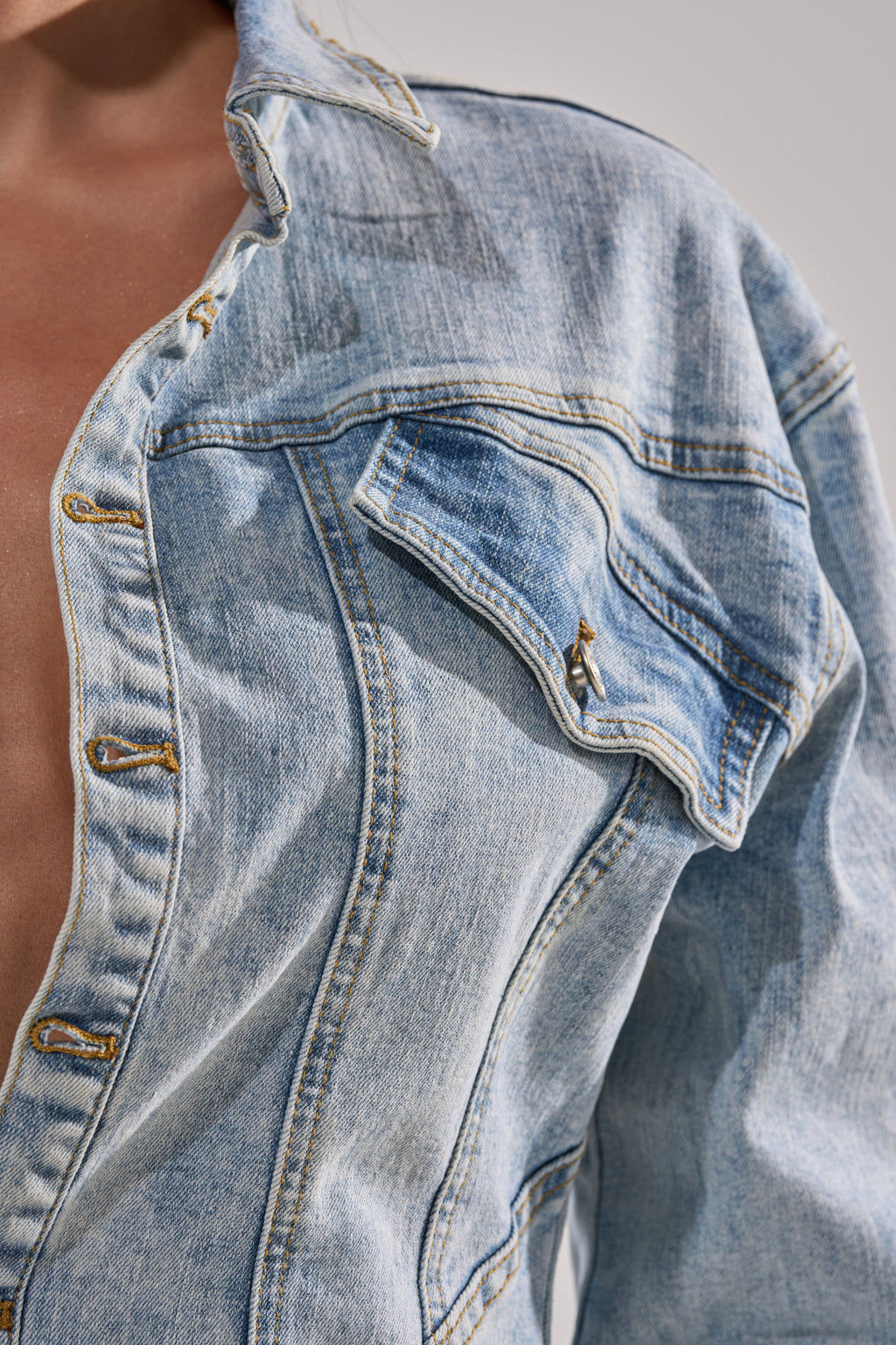 DENIM FOR DAYS MAXI DRESS