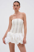 EXTRA! EXTRA! RHINESTONE MINI DRESS