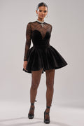 DRESSED TO IMPRESS LACE MINI DRESS