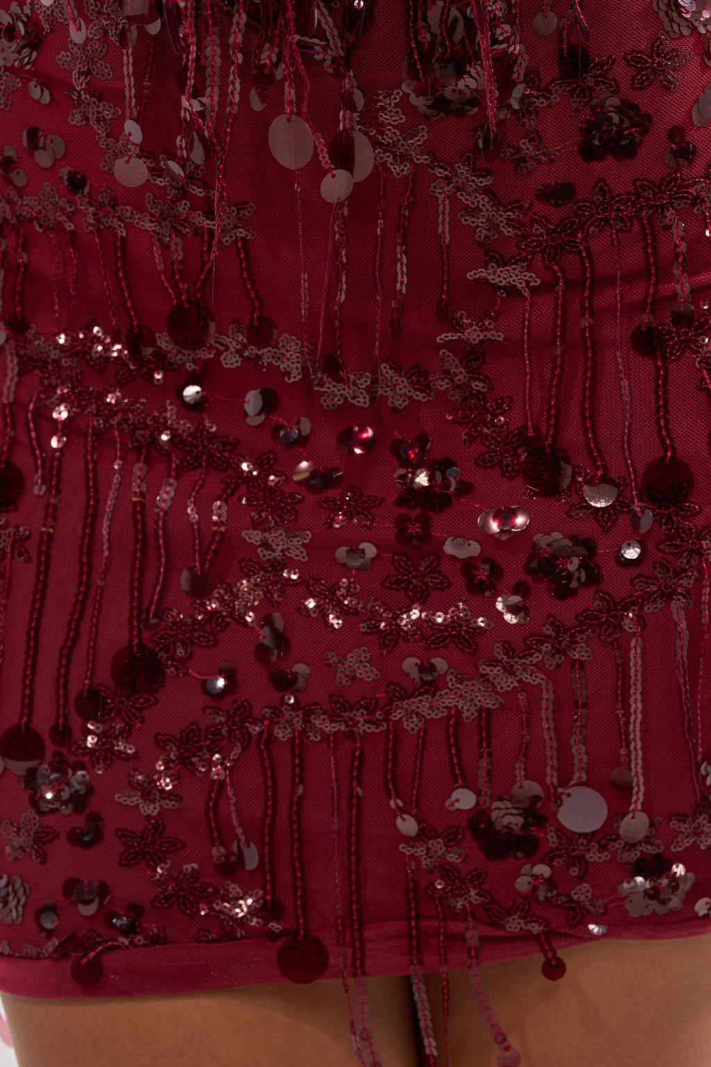 MOOD FOR THE NIGHT SEQUIN MINI DRESS
