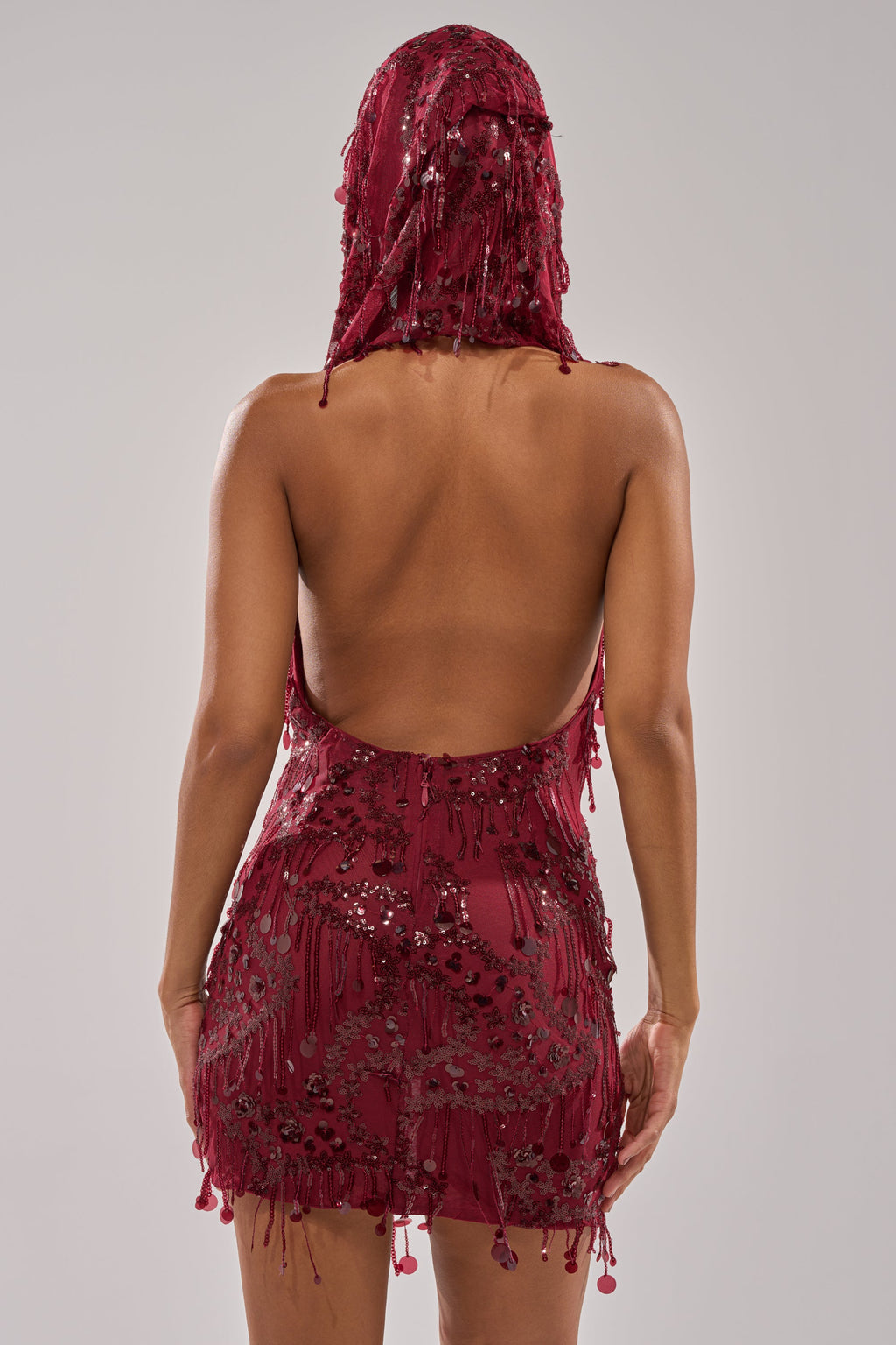 MOOD FOR THE NIGHT SEQUIN MINI DRESS