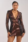SHE MEANS BUSINESS BLAZER MINI DRESS