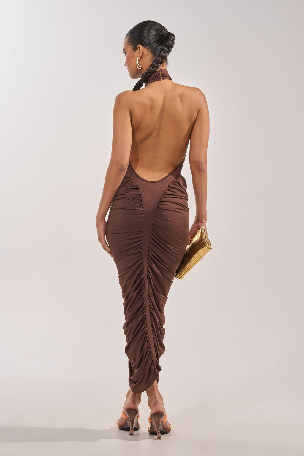 HIPS DON'T LIE RUCHED MAXI DRESS