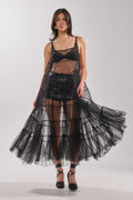 PERFECT FOR LAYERING TULLE MAXI DRESS
