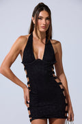NOT FOR EVERYONE CUTOUT LACE MINI DRESS
