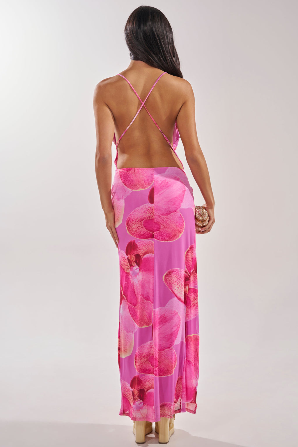 FOREVER HER FLORAL MAXI DRESS