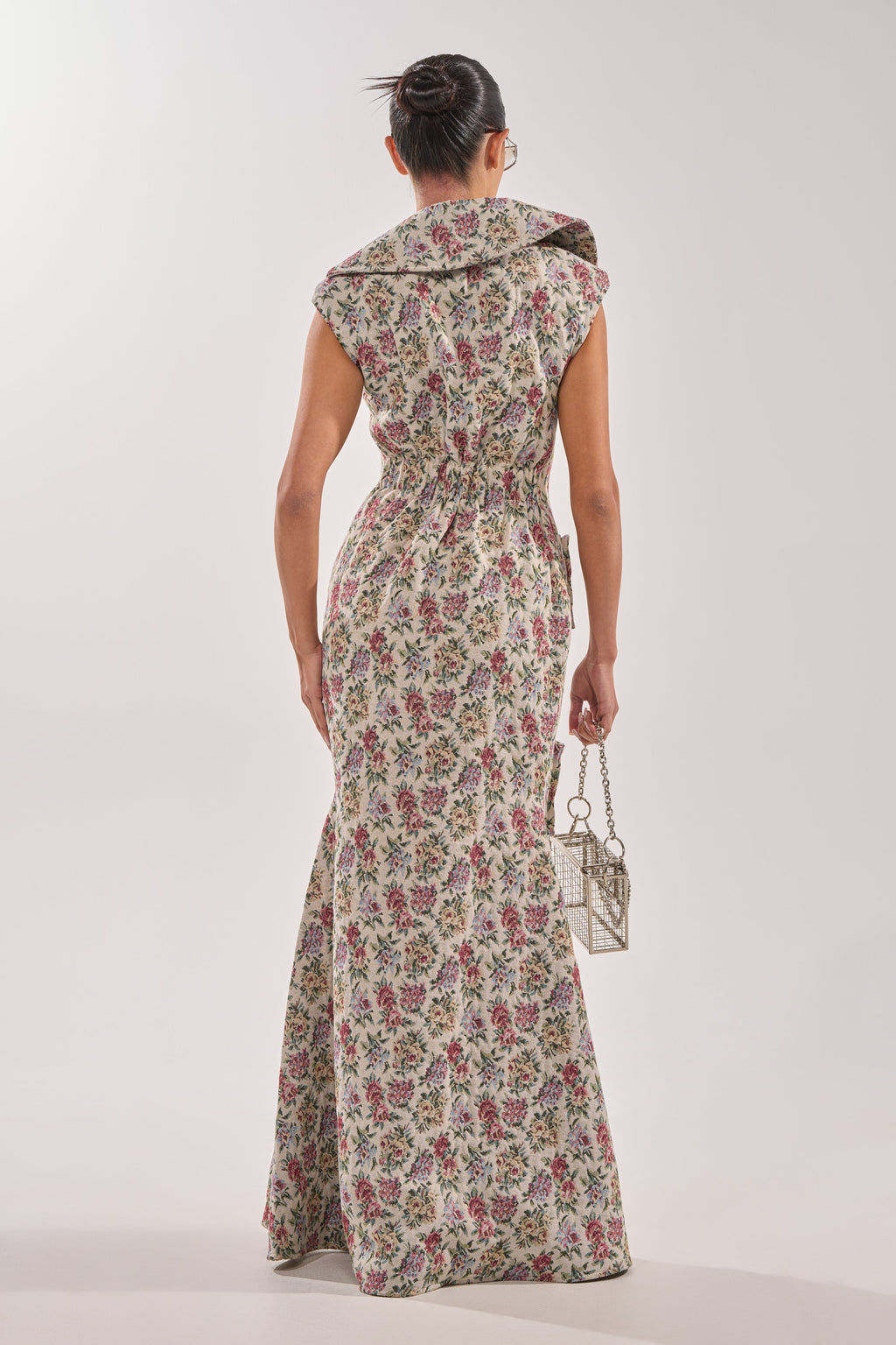 FLOWER POWER TAPESTRY MAXI DRESS