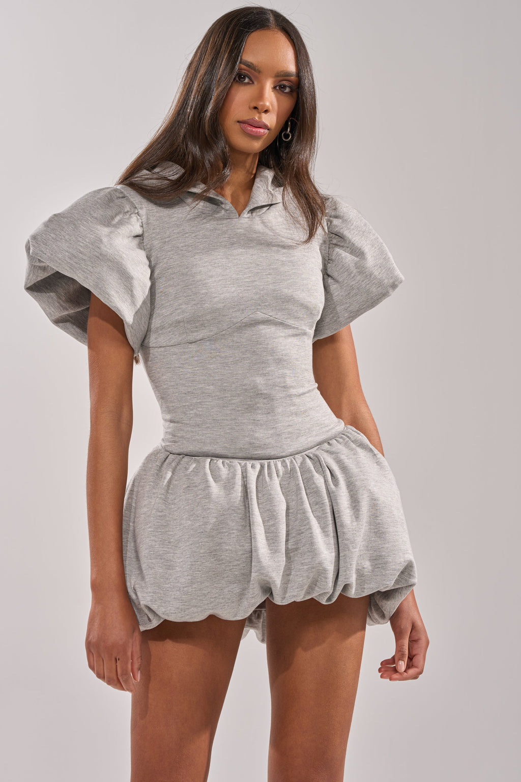 GIRL POWER FRENCH TERRY MINI DRESS