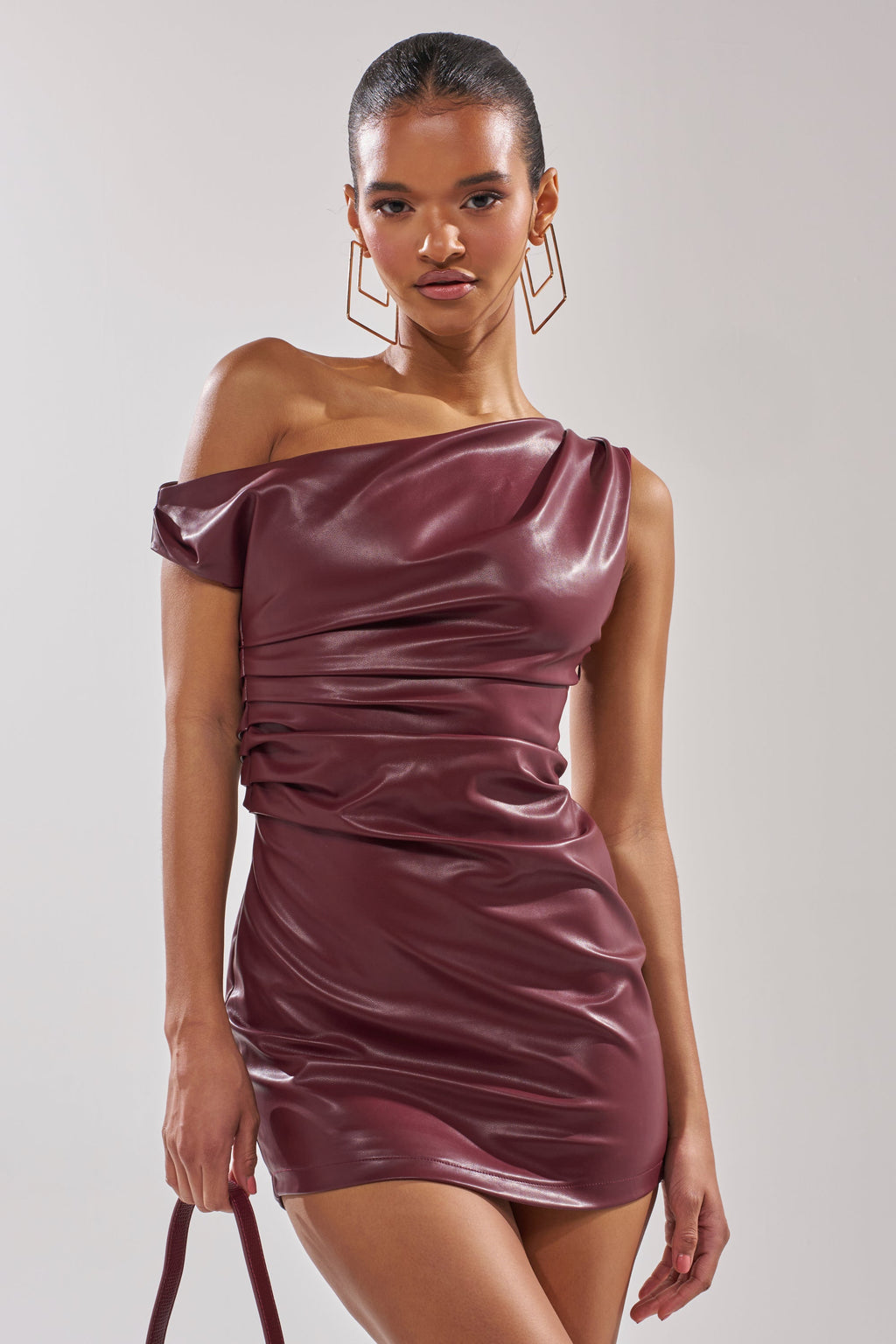 KYLIE PU MINI DRESS