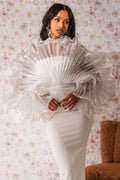 BY THE SEA SHORE BANDAGE MIDI DRESS