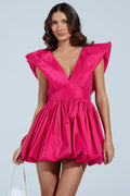 ONCE UPON A DREAM WOVEN MINI DRESS