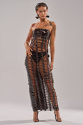 ONE OF ONE LACE UP MAXI DRESS