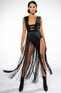 FESTIVAL FRINGE MAXI DRESS