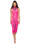 JUNIPER MOCK NECK MAXI DRESS