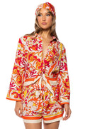 PAISLEY PLEASE TIE FRONT MINI SET